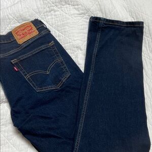 Levi's Men's Deep Blue Straight Jeans